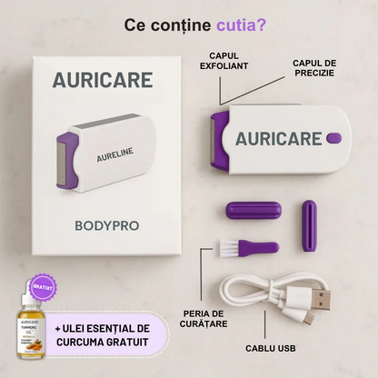 Depilatoare AuriCare BodyPro® + Ulei Esențial de Curcuma (GRATUIT)