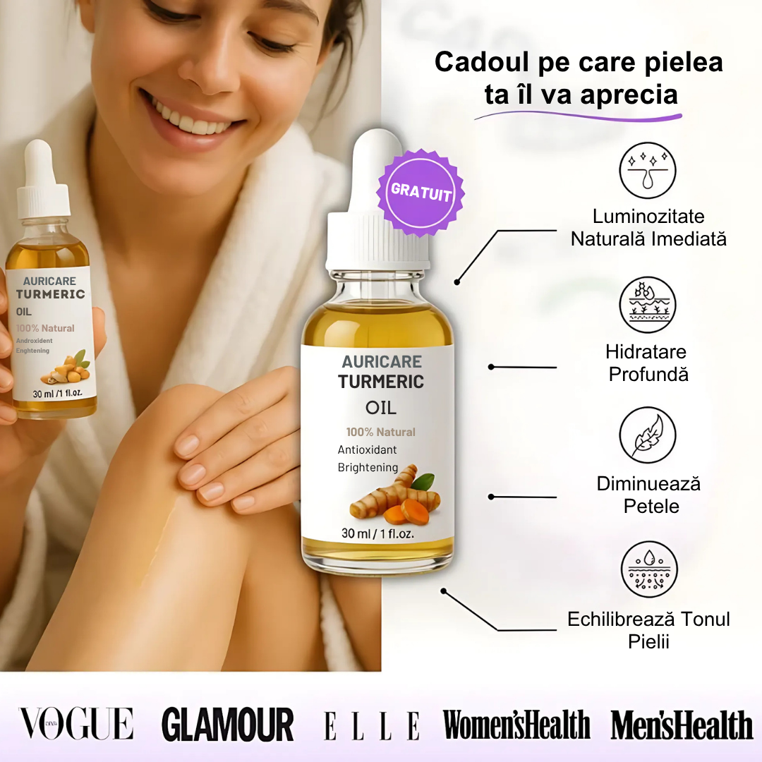 Depilatoare AuriCare BodyPro® + Ulei Esențial de Curcuma (GRATUIT)