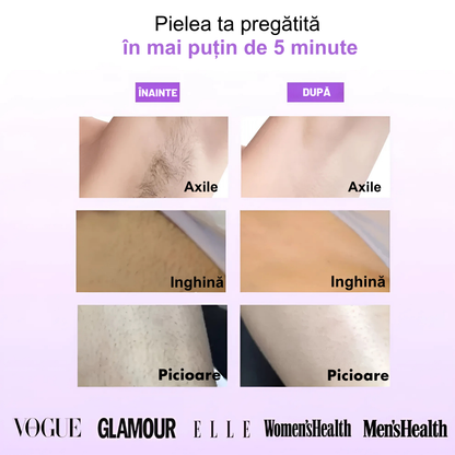 Depilatoare AuriCare BodyPro® + Ulei Esențial de Curcuma (GRATUIT)